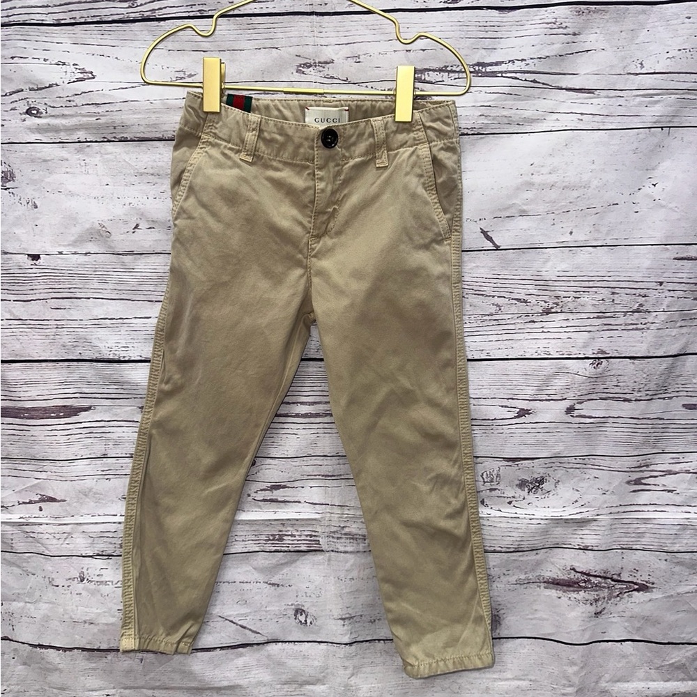 Gucci Boys Khaki Pants Size 4